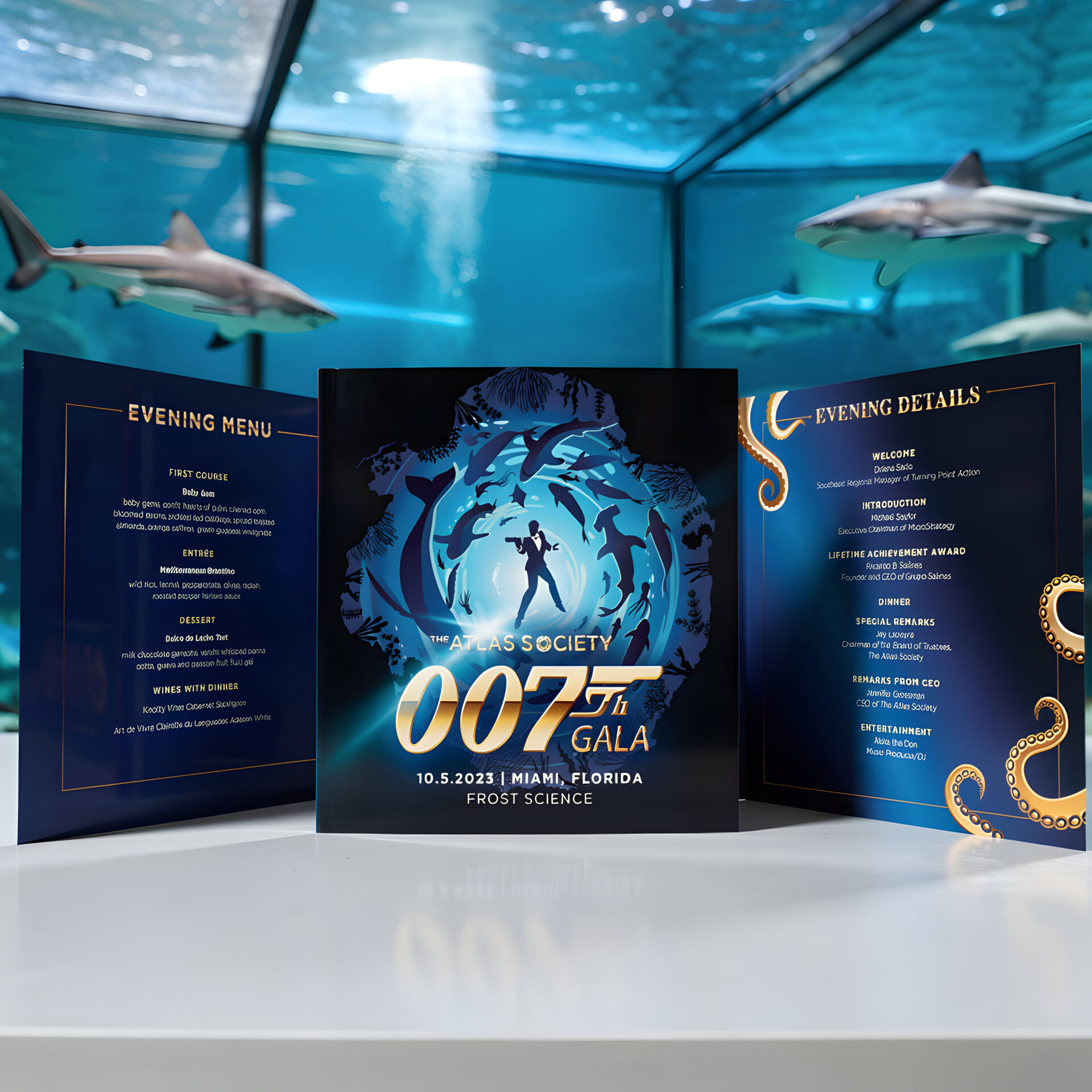 Atlas Society Gala Menu & Program